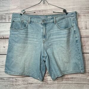 Torrid 20 Festi Baggy Jort Denim Shorts Bermuda Wide Leg Short